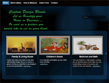 Tablet Screenshot of customdesignblinds.com